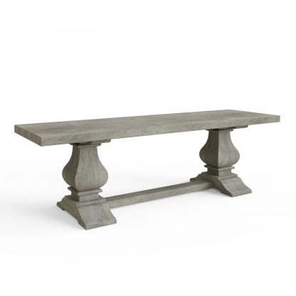 Bowood Reclaimed Solid Pine Dining Bench - Image 4