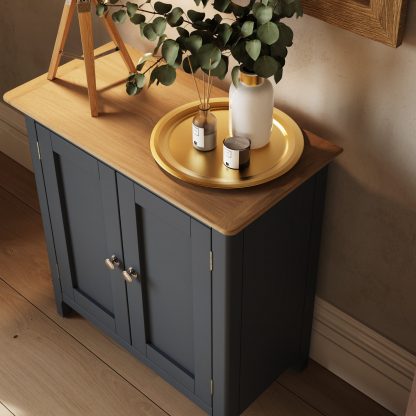 Taberno Compact Sideboard - Graphite Blue - Image 3