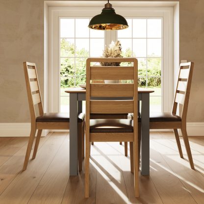 Taberno Square Dining Table - Grey - Image 2