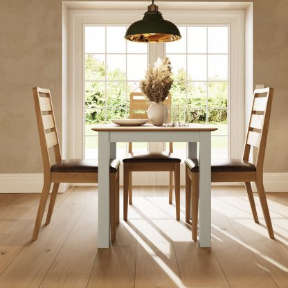 Taberno Square Dining Table - Linen - Image 3