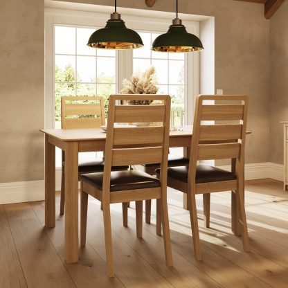 Taberno Extending Dining Table - Oak - Image 6
