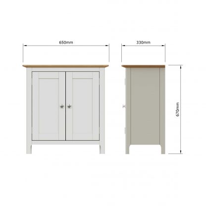 Taberno Compact Sideboard - Linen - Image 9