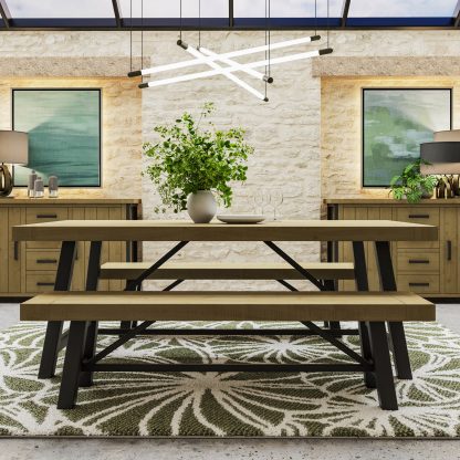 Lowry 2.0M Fixed Top Dining Table - Image 3