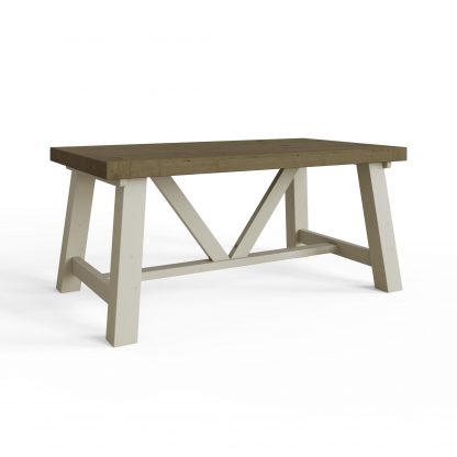 Purbeck 1.6m Fixed Top Dining Table - Image 5