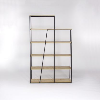 Decortie Pal Modern Bookcase Display Unit Natural Oak Effect Tall 178cm - Image 6