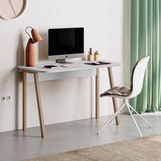 Decortie Luton Home Office Study Desk White