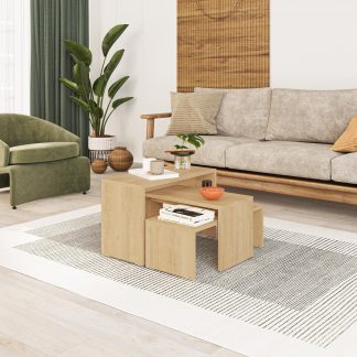 Decortie Kanta Modern Coffee Table Oak