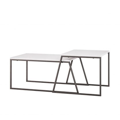 Decortie Pal Modern Coffee Table White - Image 8