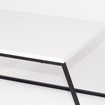 Decortie Pal Modern Coffee Table White - Image 5