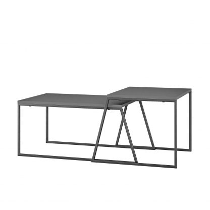 Decortie Pal Modern Coffee Table Anthracite Grey - Image 10