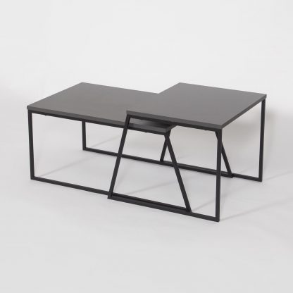 Decortie Pal Modern Coffee Table Anthracite Grey - Image 4