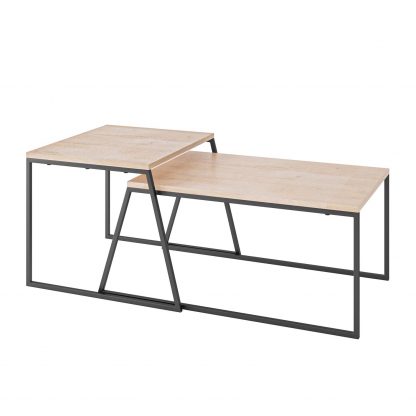 Decortie Pal Modern Coffee Table Oak - Image 7
