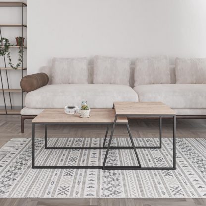 Decortie Pal Modern Coffee Table Oak