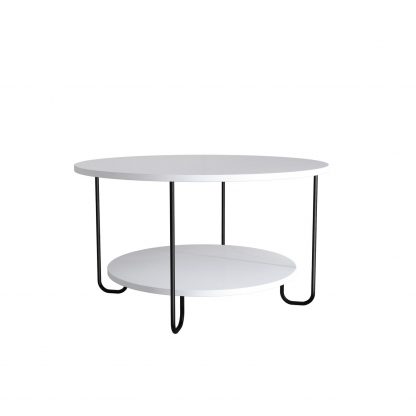 Decortie Corro Modern Coffee Table White - Image 2