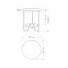 Decortie Corro Modern Side End Table Mocha Grey - Image 2