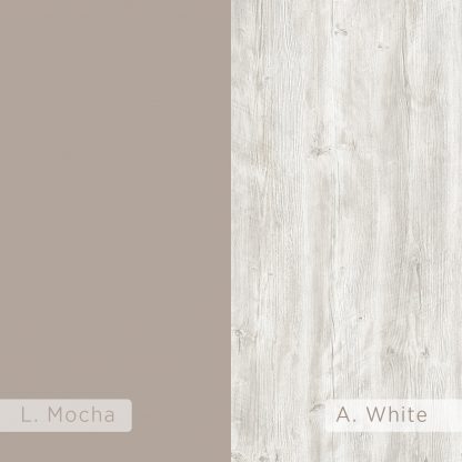 Kanta Modern Coffee Table Ancient White/Mocha Grey - Image 6