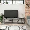 Pal Modern TV Unit Multimedia Centre Stand With Storage White 163cm - Image 8