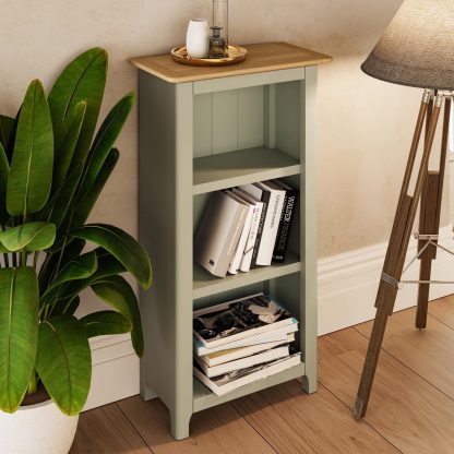 TABERNO 3 TIER BOOKCASE - SAGE GREEN