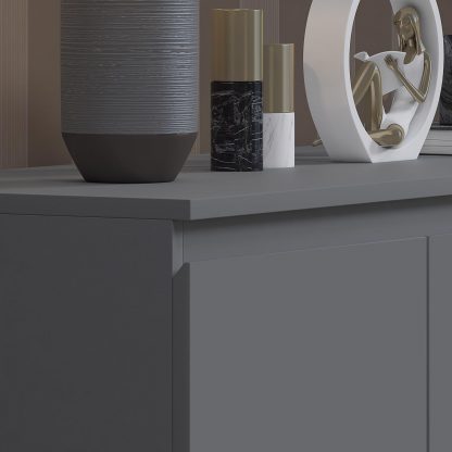 Stora Merchant Chest Dark Grey - drawer front