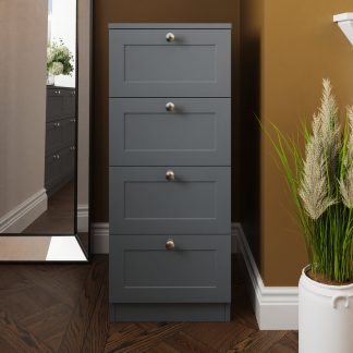 Artus 4 Drawer Chest Of Drawers - Matt Grey
