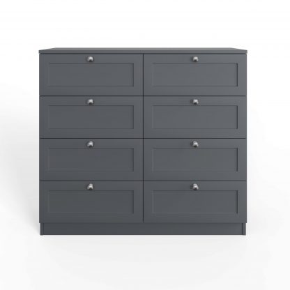 Artus 8 Drawer Chest Of Drawers - Matt Grey - Image 5