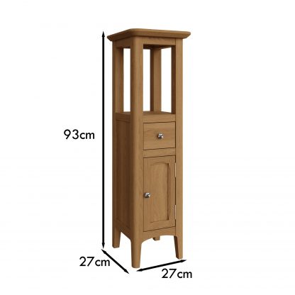 Hudson Solid Ash Assembled Tower Cabinet - Image 2