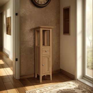 Hudson Solid Ash Assembled Tower Cabinet