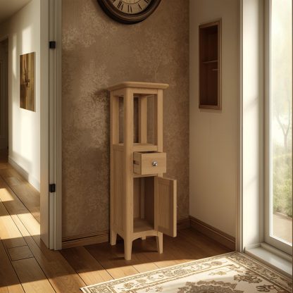 Hudson Solid Ash Assembled Tower Cabinet - Image 3