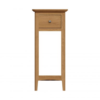 Hudson Solid Ash 1 Drawer Telephone Table - Image 6