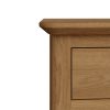 Hudson Solid Ash 3 Drawer Bedside - Image 7