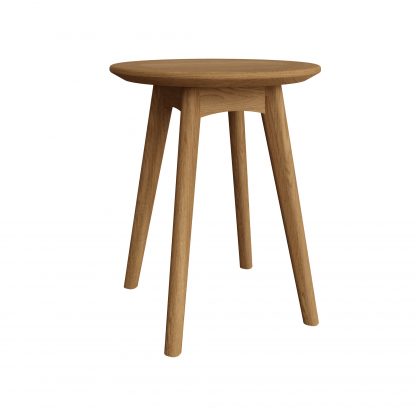 Hudson Solid Ash Round Wine Table - Image 3