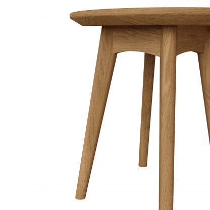 Hudson Solid Ash Round Wine Table - Image 6