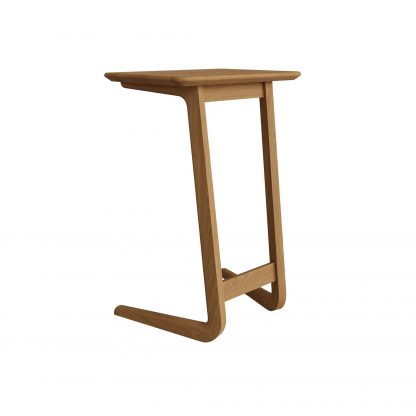 Hudson Solid Ash Angled Sofa Tablet Table - Image 8