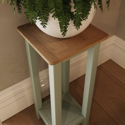 Taberno Oak End Side Table Sage Green - Image 7