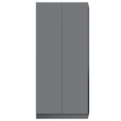 Stora 2 Door Wardrobe - Matt Dark Grey - Image 4