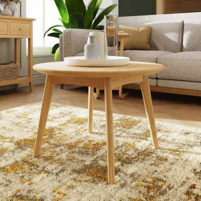 Hudson Solid Ash Round Coffee Table