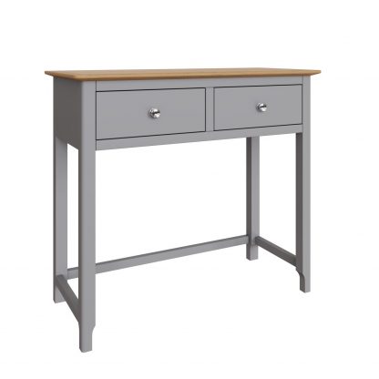 Taberno 2 Drawer Dressing Table Dove Grey - Image 7