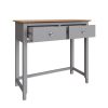 Taberno 2 Drawer Dressing Table Dove Grey - Image 8