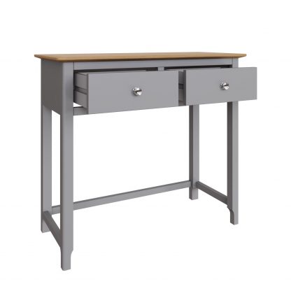 Taberno 2 Drawer Dressing Table Dove Grey - Image 8