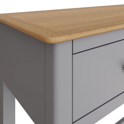 Taberno 2 Drawer Dressing Table Dove Grey - Image 4
