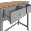 Taberno 2 Drawer Dressing Table Dove Grey - Image 5