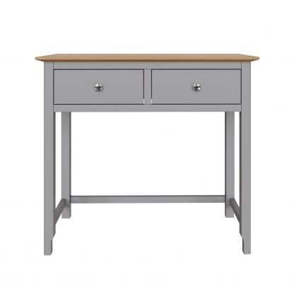 Taberno 2 Drawer Dressing Table Dove Grey - Image 6