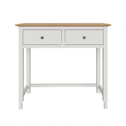 Taberno 2 Drawer Dressing Table Linen White - Image 6