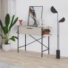 Decortie Otis 1 Drawer 2 Shelf Console Table - Matt Sandstone with Black Metal Frame - Image 5