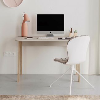 Decortie Luton Modern Desk Sandstone 120cm Wide