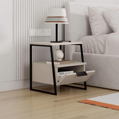 Decortie Pal Modern Nightstand Sandstone - Image 5