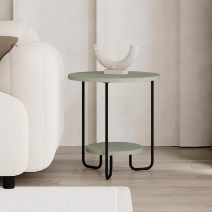 Corro Modern Side End Table Ash Green - Image 4