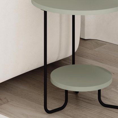 Corro Modern Side End Table Ash Green - Image 5
