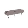 Capsule Modern TV Unit Multimedia Centre Mocha Grey with Storage - Image 7
