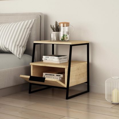 Pal Modern Nightstand Oak - Image 4